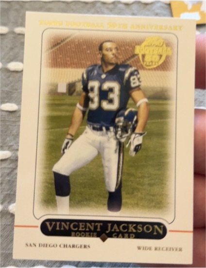 2005 Topps #420 Vincent Jackson — front