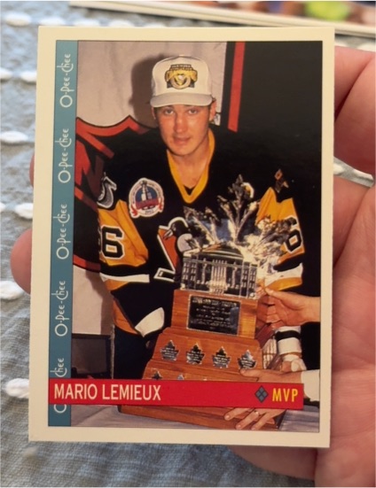 1992-93 O-Pee-Chee #240 Mario Lemieux — front