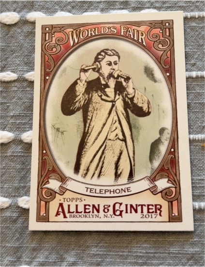 2017 Topps Allen & Ginter World's Fair #WF-20 Telephone — front