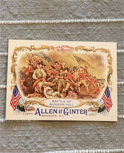 2017 Topps Allen & Ginter Revolutionary Battles #RB-2 Battle of Bunker Hill — front