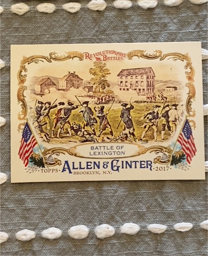 2017 Topps Allen & Ginter Revolutionary Battles #RB-1 Battle of Lexington — front