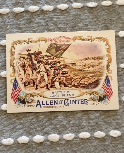 2017 Topps Allen & Ginter Revolutionary Battles #RB-4 Battle of Long Island — front