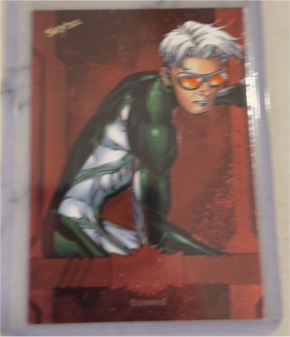 2024 Skybox Marvel Metal Universe Avengers #68 Speed — front