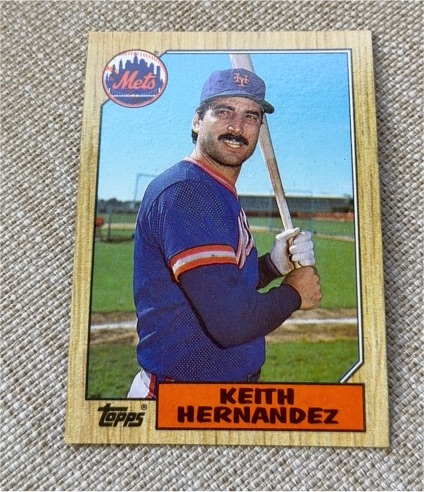 1987 Topps #350 Keith Hernandez — front