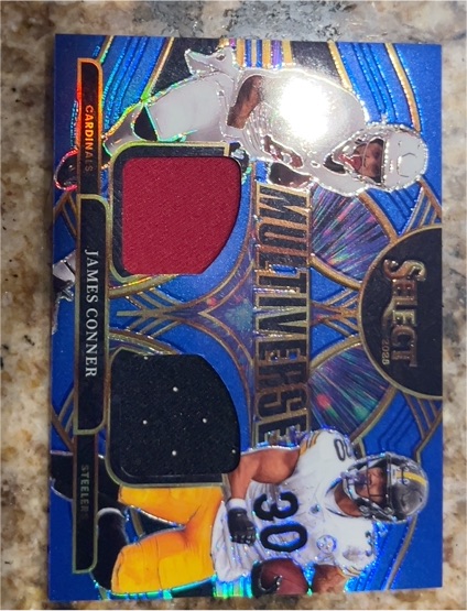 2025 Panini Select #MU-JCO James Conner Multiverse Relic Cardinals Steelers — front