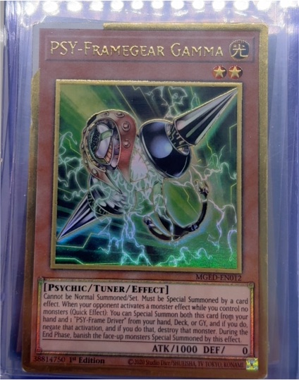 2020 Yu-Gi-Oh! Maximum Gold: El Dorado #MGED-EN012 PSY-Framegear Gamma — front