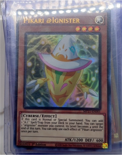 Yu-Gi-Oh! 2021 MP21-EN001 Pikari @Ignister — front