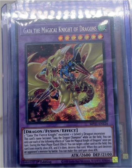 2021 Yu-Gi-Oh! MP21-EN124 Gaia the Magical Knight of Dragons — front