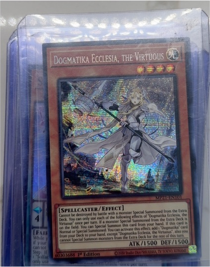 2021 Yu-Gi-Oh! MP21-EN101 Dogmatika Ecclesia, the Virtuous — front