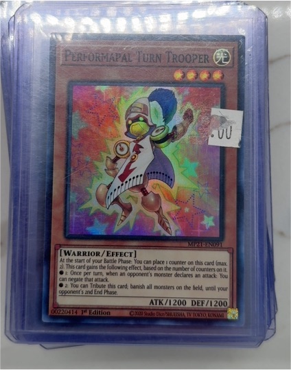 2021 Yu-Gi-Oh! MP21-EN091 Performapal Turn Trooper — front