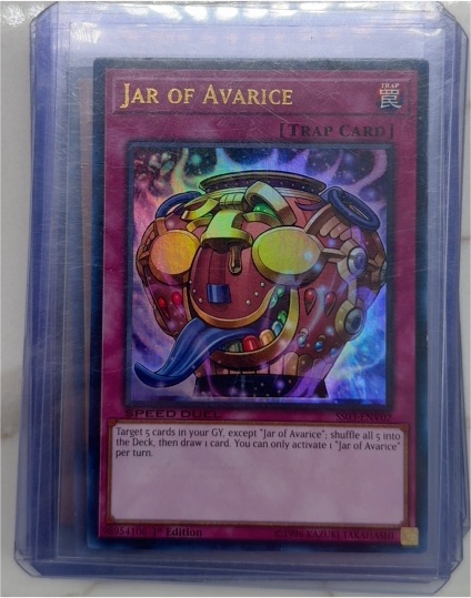 Yu-Gi-Oh! 1996 SS03-ENV02 Jar of Avarice — front