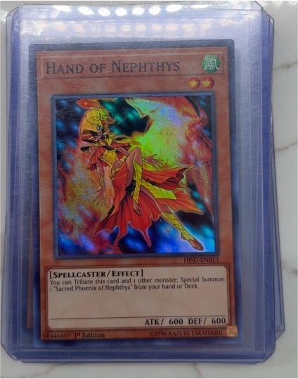 Yu-Gi-Oh! HISU-EN013 Hand of Nephthys — front