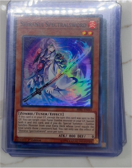 Yu-Gi-Oh! Hidden Summoners #HISU-EN041 Shiranui Spectralsword — front