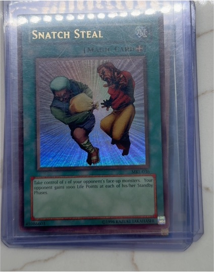 1996 Yu-Gi-Oh! MRL-036 Snatch Steal — front