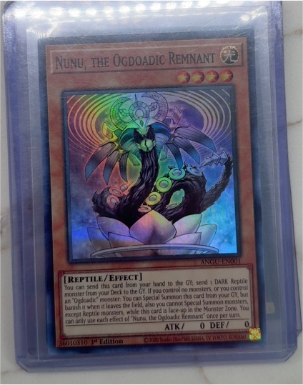 2020 Yu-Gi-Oh! ANGU-EN001 Nunu, the Ogdoadic Remnant — front