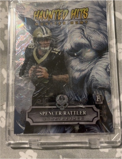 2024 Wild Card Haunted Hits Monster Hunt #Spencer Rattler — front
