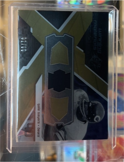 2008 Upper Deck SPx Winning Materials #WM-GS Gale Sayers — front