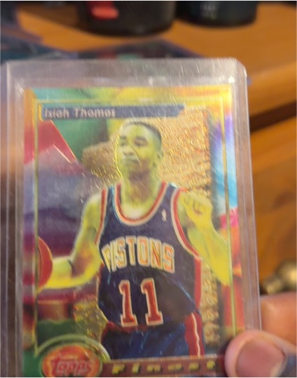 1993-94 Topps Finest #87 Isiah Thomas — front