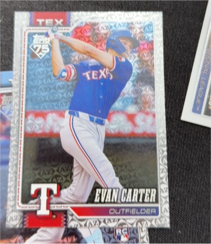 2026 Topps Series 1 #110 Evan Carter — front