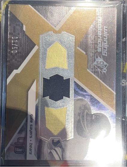 2008 SPx Winning Materials #WM-GS Gale Sayers Bears — front