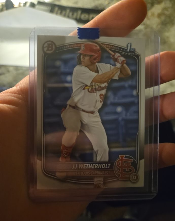 2025 Bowman #BP-22 JJ Wetherholt — front