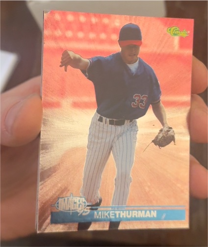 1995 Classic Images Four Sport #86 Mike Thurman — front