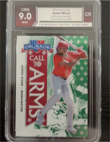 2025 Panini Crusade Call to Arms #14 James Wood — front