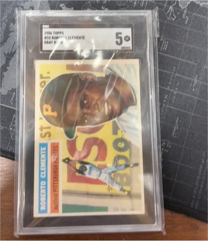 1956 Topps #33 Roberto Clemente — front