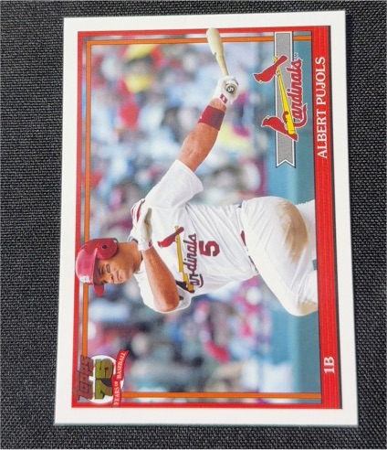 2026 Topps MLB Series 1 #T91-43 Albert Pujols — front