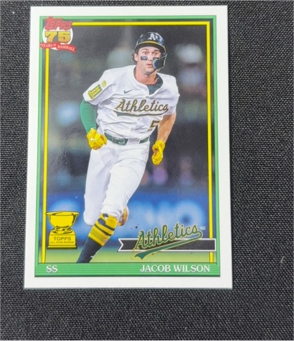 2026 Topps Series 1 #T91-77 Jacob Wilson — front