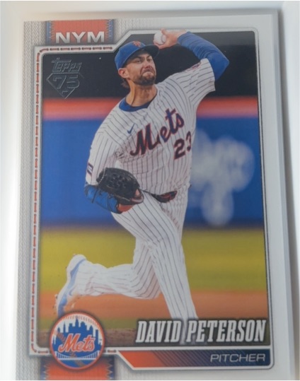 2026 Topps Series 1 #215 David Peterson — front