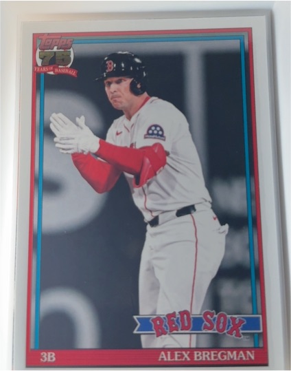 2026 Topps Series 1 1991 Throwback #T91-70 Alex Bregman — front