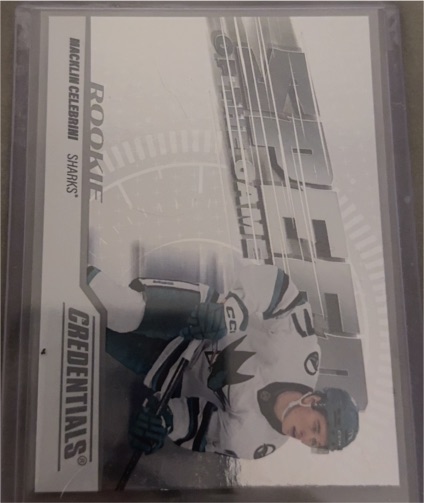 2024-25 Upper Deck Credentials Speed of the Game Rookie #SGR-MC Macklin Celebrini — front