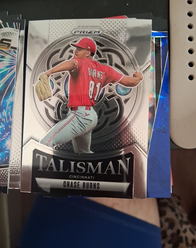 2025 Panini Prizm #24 Chase Burns Talisman — front