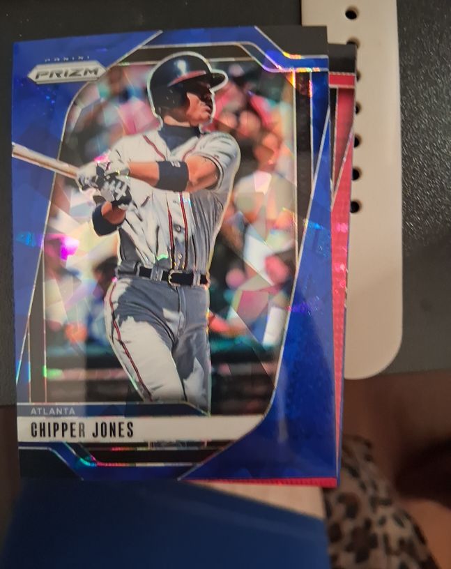2025 Panini Prizm #220 Chipper Jones — front