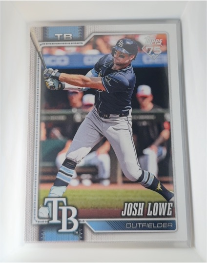 2026 Topps 75th #183 Josh Lowe — front