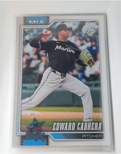 2026 Topps Series 1 #288 Edward Cabrera — front
