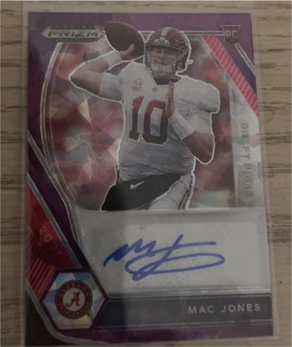 2021 Panini Prizm Draft Picks #104 Mac Jones — front