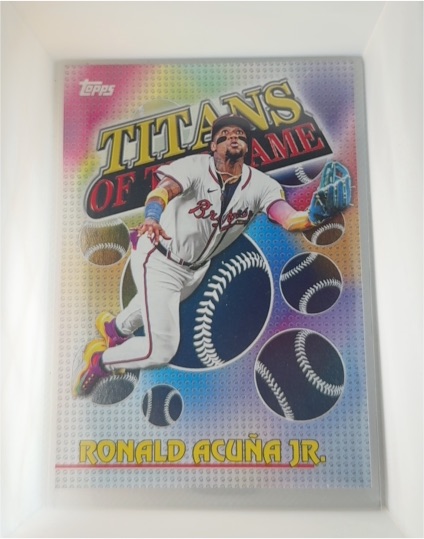 2026 Topps Series 1 Titans of the Game #TOG-7 Ronald Acuña Jr. — front