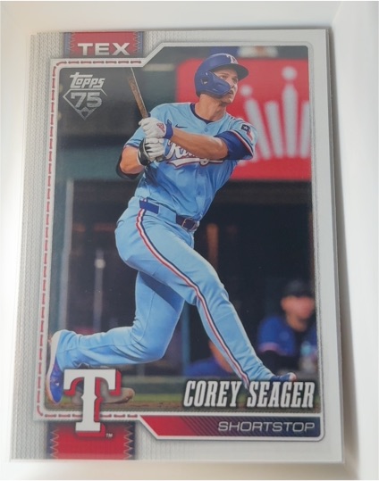 2026 Topps Series 1 #96 Corey Seager Texas Rangers — front