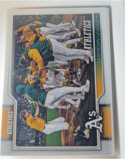 2026 Topps Series 1 #304 Oakland Athletics Team Card — front