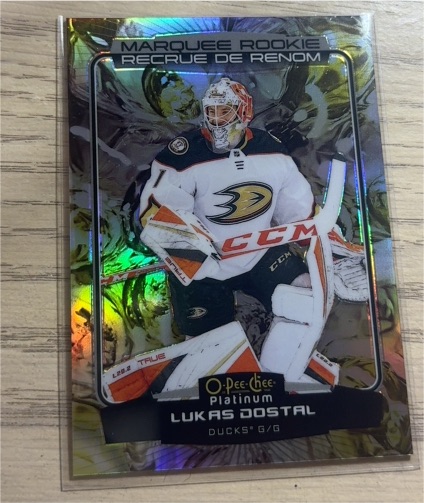 2022-23 O-Pee-Chee Platinum #210 Lukas Dostal — front