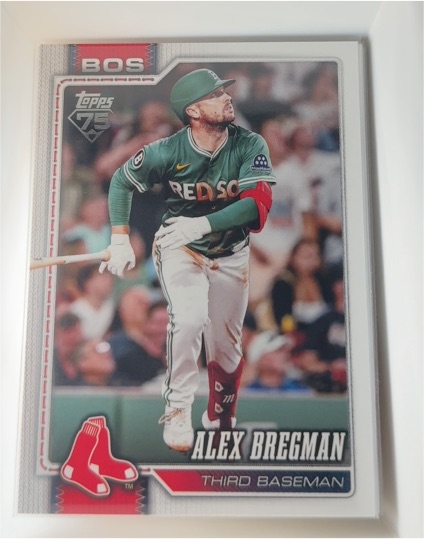 2026 Topps Series 1 #135 Alex Bregman Boston Red Sox — front