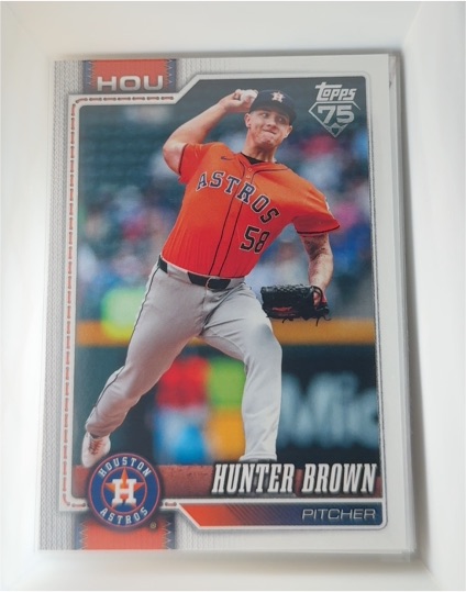 2026 Topps Series 1 #264 Hunter Brown — front