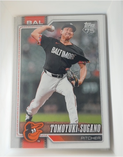 2026 Topps Series 1 #185 Tomoyuki Sugano — front