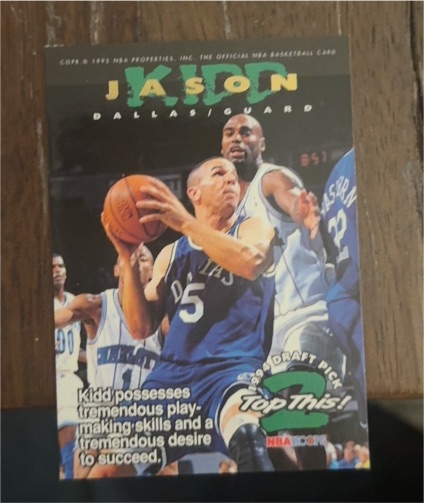 1994-95 NBA Hoops #422 Jason Kidd — front