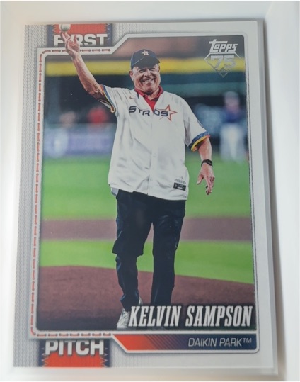 2026 Topps Series 1 First Pitch #FP-2 Kelvin Sampson — front