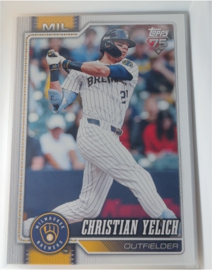 2026 Topps Series 1 #154 Christian Yelich — front
