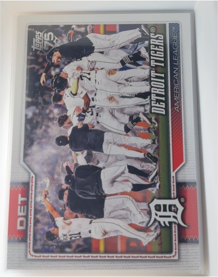 2026 Topps Series 1 #262 Detroit Tigers Team Card — front