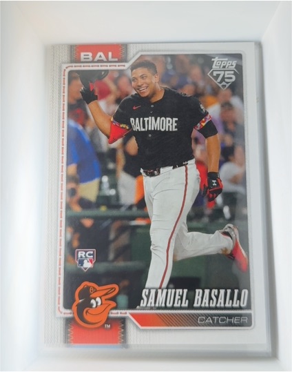 2026 Topps Series 1 #104 Samuel Basallo — front